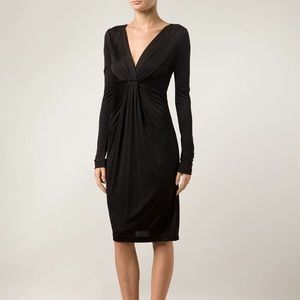 Diane Von Furstenberg Ruched V-Neck Dress NWT